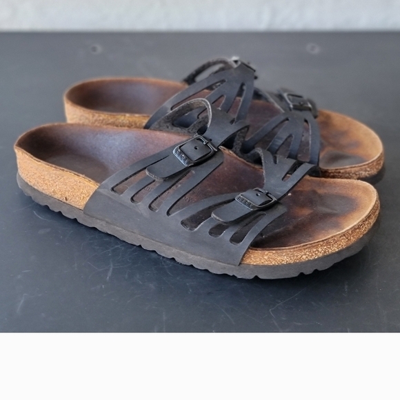 Birkenstock Shoes - Birkenstock Granada Sandals EU 37 US 6.5 7 Leather | Solid Earthy Color Hippie